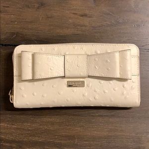 Kate Spade Ostrich print wallet